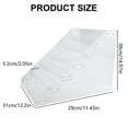 thumbnail image 5 of Clear Acrylic Paint Holder Stand Versatile Paint Storage Stand Rack Acrylic 7 Shelves with Brush Holding Section, 5 of 7