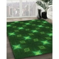 thumbnail image 3 of Ahgly Company Machine Washable Indoor Rectangle Transitional Dark Forest Green Area Rugs, 7' x 10', 3 of 7
