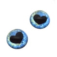 thumbnail image 3 of High Domed Light Blue Heart Pupil Glass Eyes, 3 of 4