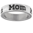 thumbnail image 4 of 5mm Stainless Steel Women's Mother's Ring - Mom's Ring, Jewelry for Mom from Daughter & Son Great Idea for a Gift., 4 of 5