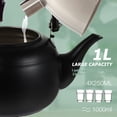thumbnail image 4 of Miangastore 1L Stainless Steel Tea Kettle Alcohol Stovetop Teapot with Removable Infuser, 4 of 9