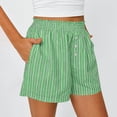 thumbnail image 2 of yillto Women Pajamas Shorts Cute Striped Pjs Short Pants Sleepwear Lounge Shorts Bottoms Elastic Boxers, 2 of 6