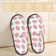thumbnail image 2 of Balery Strawberry Pantuflas de Casa de Felpa Silenciosas con Diseño Estampado, Zapatillas Cómodas Antideslizantes de Algodón para Interior-Large, 2 of 8