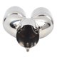 thumbnail image 2 of FLhrweasw Punta Escape Doble Con Borde Enrollado Punta Tubo Escape Corte Inclinado Entrada 3 Pulgadas (plata), 2 of 9