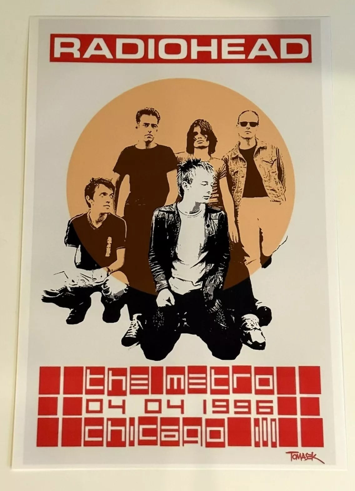 Radiohead 公式ポスター額装品 Radiohead 公式ポスター額装品