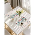 thumbnail image 5 of Independence Day Placemats Set of 6, 4th of July Star Eucalyptus Leaf Burlap Placemats for Dining Table, Place Mats for Kitchen Tabletop, Waterproof Wipeable Dining Table Mats Set, 5 of 9