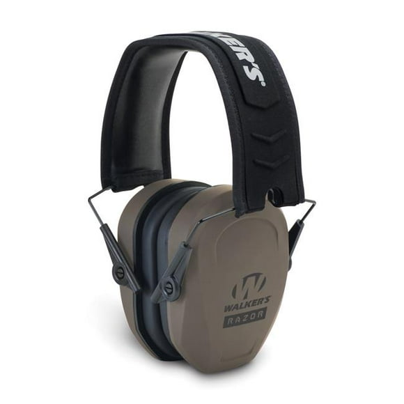 Walkers Razor Passive Ear Muff, Flat Dark Earth