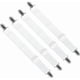 thumbnail image 1 of Elastic Bed Sheet Fastener, Adjustable Holder with Clips for Sheets, Sofa, Cover (White, 4-Pack, Extended Section), 1 of 5