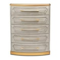 thumbnail image 2 of St. Charles 5-Drawer Highboy Chest - Dove Gray, 2 of 13
