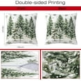 thumbnail image 2 of Christmas Tree Throw Pillow Cover Case Christmas Decorations Throw Pillows Set of 2 Super Soft Pillow Covers 18x18 Inches Farmhouse Home Decor for Living Room Bedroom Sofa Couch Cushion Cover, 2 of 6