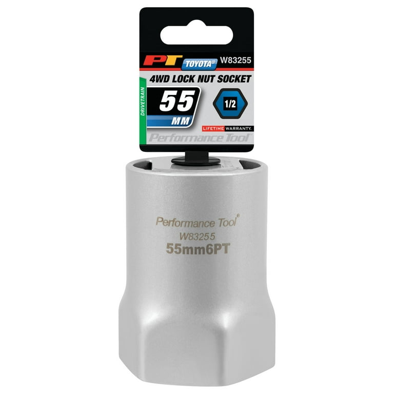Performance Tool W83255 Toyota 1/2-Inch Drive Hex Lock Nut Socket