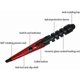 thumbnail image 4 of Automatic Hair Curling Iron, Ceramic Body Protects Hair. Set in Ten Seconds Red, 4 of 5