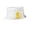 White, variant on White Flat Money Bag Glazed Ceramic Succulent Planter with Golden Dollar Sign, Wealth Themed Desktop Flower Pot for Indoor Office Mini Decor