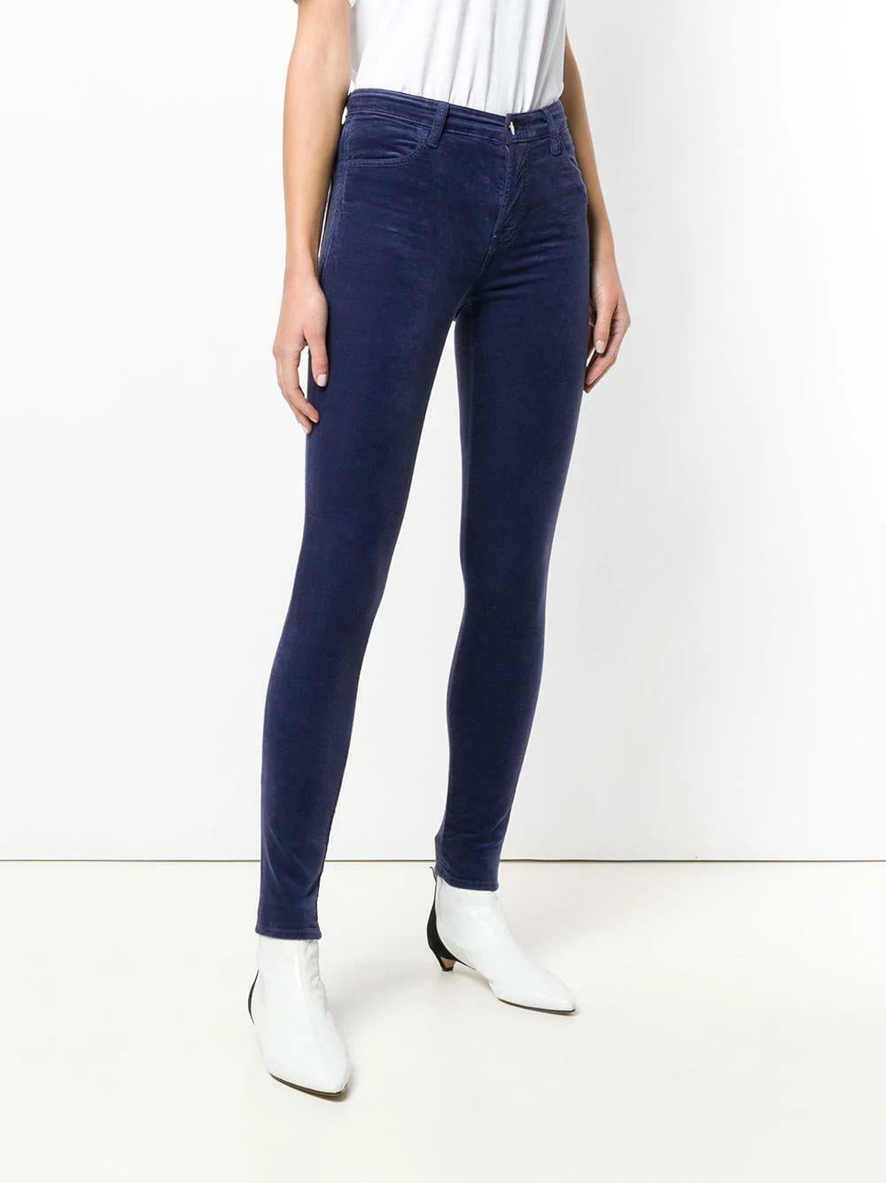 j brand maria high rise skinny jeans in seriously black