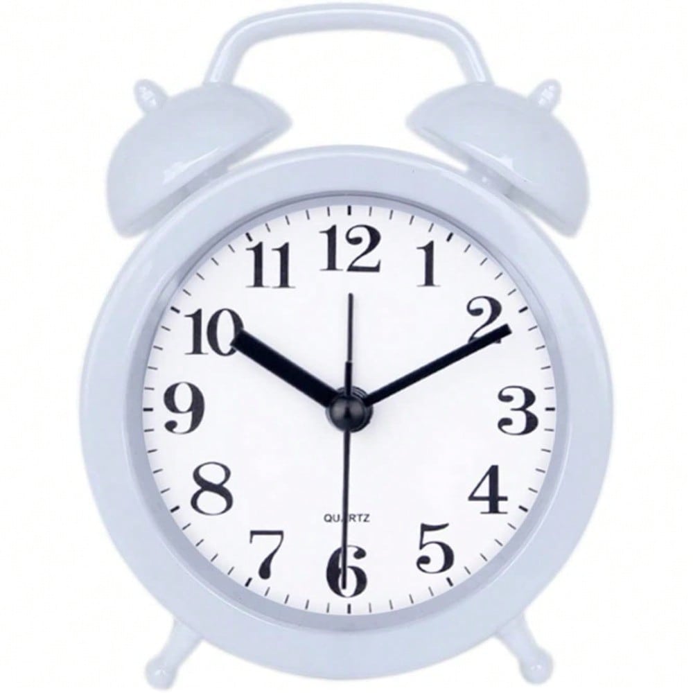 Double Bell Kids Alarm Clock, Classic Analog Design to Teach Children Time Management