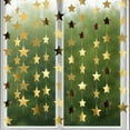 thumbnail image 2 of Star Garland Banner, 130 Feet Twinkling Star Hanging Bunting for Weddings, Birthdays, and Parties, Gold, 2 of 7
