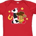 thumbnail image 4 of Inktastic Cowboy Birthday One Year Old with Cowboy Boots Boys Baby Bodysuit, 4 of 5