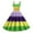 Green, variant on FYEGRE Women's Carnival Dress Elegant Retro Flared Swing Dress for Women Knee Length Sleeveless A Line Formal Prom and Holiday Party Attire Pink M