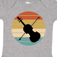 thumbnail image 4 of Inktastic Violin Music Retro Sunset Boys or Girls Baby Bodysuit, 4 of 5