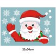 thumbnail image 5 of Christmas Window Clings Decor Merry Christmas Snowflake Santa Claus Reindeer Window Stickers Decals for Glass Window Xmas Decors, 5 of 5