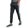 thumbnail image 5 of G-Style USA Men's Striped Athletic Jogging Windbreaker Track Pants TR573 - Black - Medium, 5 of 6