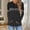 Black, variant on Womans Hoodie Pullover Woman Long Sleeved Pockets Drawstring Pullover Multicolor Soft Casual Loose Tops Lady Outdoor Sport Fall Winter Wear Wine