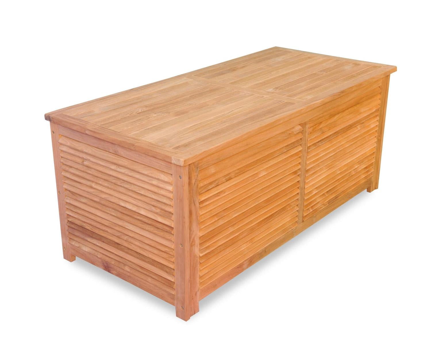 Store Your Outdoor Essentials With Teak Patio Storage Benches