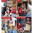 thumbnail image 3 of DolliBu Santa Bernese Dog Stuffed Animal Plush Toy - Super Soft Dog Plush Dress Up with Red Santa Claus Outfit, Cute Pet Holiday Christmas Gift - 7 Inches, 3 of 6