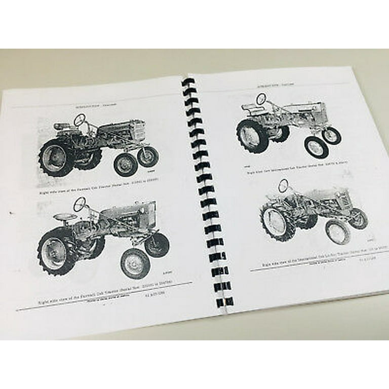 Farmall Cub International Cub Lo Boy Tractor Parts Manual Catalog Mccormick  - Walmart.com