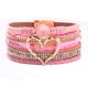 thumbnail image 1 of Pulsera de estilo de moda para mujer, pulsera magnética con diamantes de imitación y cuero artificial de PU suave, 1 of 6