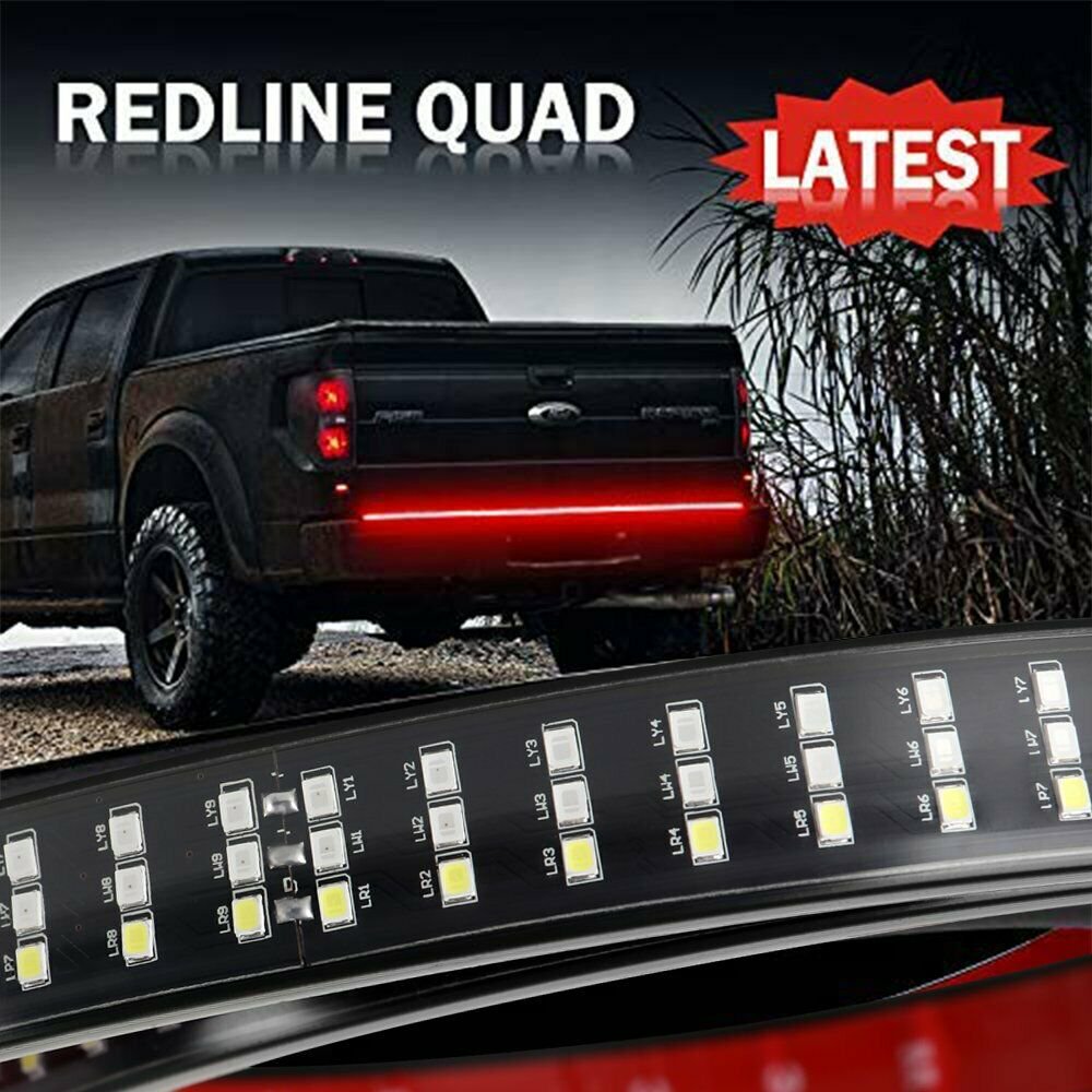 60" Inch Truck Tailgate LED Light Bar Brake Reverse Turn Signal Stop