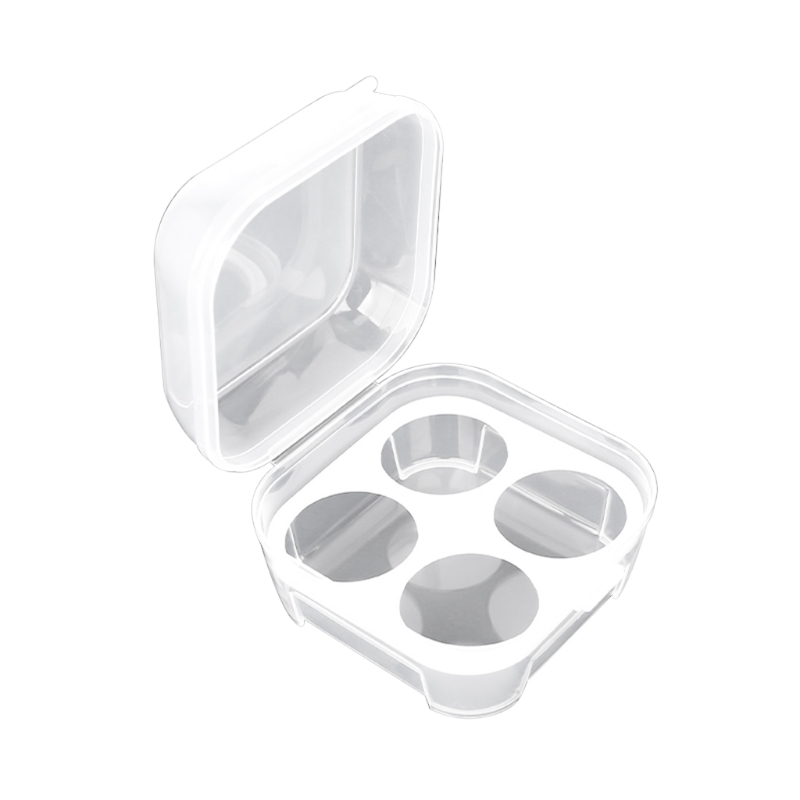 Cosmetic Puff Makeup Sponge Storage Box with Lid Beauty Sponge Storage