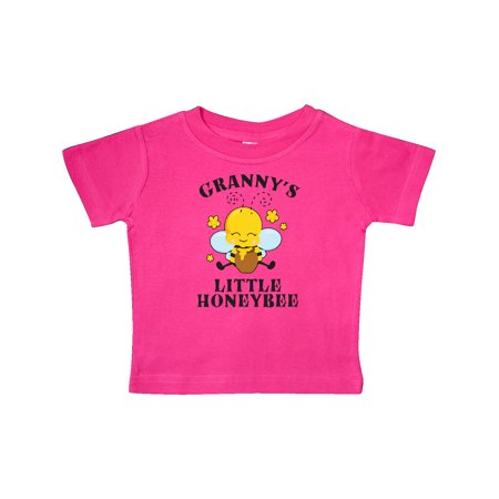 

Inktastic Cute Bee Granny s Little Honeybee with Stars Gift Baby Boy or Baby Girl T-Shirt