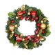 thumbnail image 1 of Guirnalda de bolas de Navidad de 16 pulgadas, adornos colgantes, guirnalda inastillable brillante, coronas de puerta para Navidad, granja, vacaciones,, 1 of 9