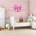 thumbnail image 2 of Girly Wall Decals for Girls Bedroom - Girls Rock on White Background Girl DIY & Creativity Boy Girl Bedroom Wall Sticker - Size: 30 In x 15 In, 2 of 5