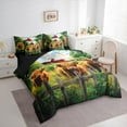 thumbnail image 3 of Castle Fairy Highland Cattle Bedding Comforter Set 7-Piece for Female Men Women,Vintage Cabin King Bedding Sets,Farmhouse Animal Ultra Soft Bed Sheets,Luxury Bedroom Decor,Reversible, 3 of 8