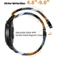 thumbnail image 6 of XIHAMA Magnetic Band Compatible with Samsung Galaxy Watch4 5 6 7 Band 40mm 44mm/Galaxy Watch4 6 Classic Band 42mm 46mm 43mm 47mm/Watch 5 Pro 45mm/Watch 3 41mm/Active 2 Stretchy Braided Strap Women Men, 6 of 7