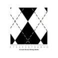 thumbnail image 4 of Rwraps Monochrome Argyle Play Checkers Matte Vinyl Film Wrap 59in x 14ft Vinyl Vehicle Car Film, 4 of 9