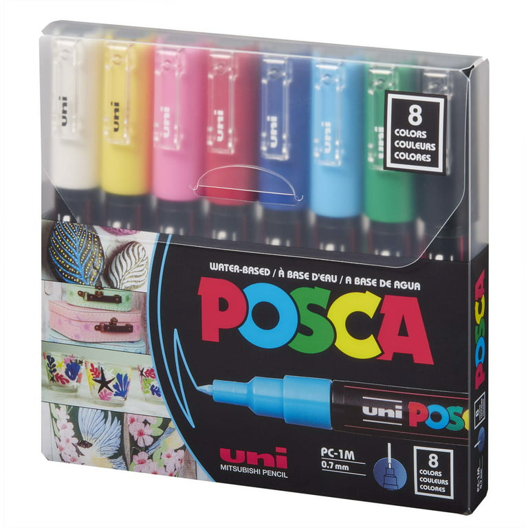uni® POSCA® PC-1M Water-Based Paint Markers (8 Pack)