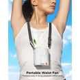 thumbnail image 6 of Portable Waist Fan For Outdoor: Cooling Clip on Belt Fan Under Shirt - Hands-free Design for Construction Workers Gardeners Couriers - Summer Workplace Yard Road Essential - Gifts for Father, 6 of 7