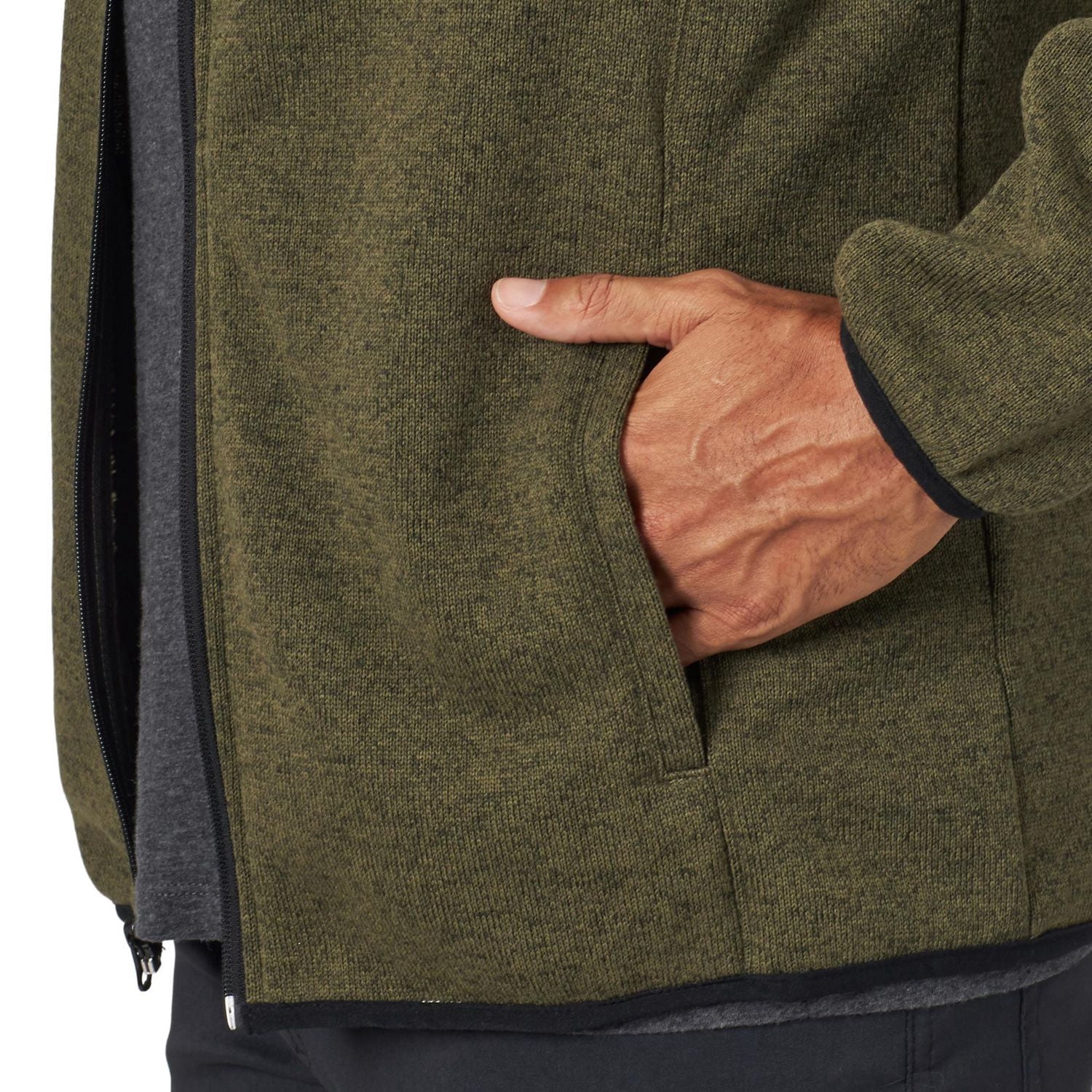 Chandail en polaire à glissière pleine longueur Wrangler pour hommes