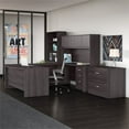 thumbnail image 2 of Bush Business Furniture Studio C Ensemble de Bureau 7 Pcs en Gris Orage, 2 of 8