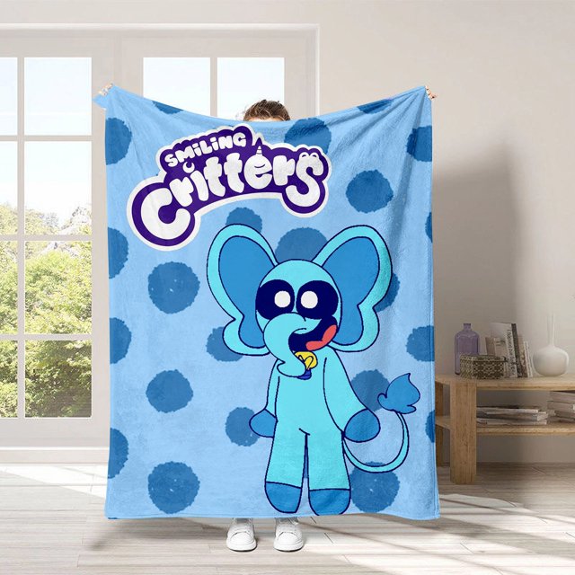 Toalla de baño de dibujos animados, paño de microfibra con estampado Kawaii, ideal para regalo, juego de Critters sonrientes