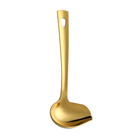 

iaksohdu Stainless Steel Duck Mouth Oil Spoon Hanging Hot Pot Soup Ladle Scoop Tableware