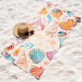 thumbnail image 5 of 2-in-1 Quick-Dry Beach Towel & Carry Bag, Vibrant Ocean Print Sand-Resistant Microfiber Towel, Compact Lightweight Towel for Beach, Gym, Travel, 5 of 5