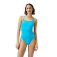 thumbnail image 1 of Speedo Women's Solid One Back One Piece Swimsuit - Picton Blue, Size: 26, 1 of 4