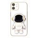thumbnail image 2 of 3D Plating Astronaut Hidden Stand Case Cover Cute Astronaut Stand Phone Case para IPhone 12 TPU Cover, 2 of 3