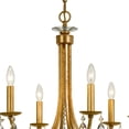 thumbnail image 2 of Bridgehampton 6 Light Swarovski Crystal Gold Chandelier, 2 of 10