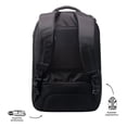 thumbnail image 3 of Totto Mochila Ergonómica Porta Laptop 15.4 Repelente A Líquidos Y Con Soportes Protectores | Escuela negro M, 3 of 10