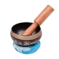 thumbnail image 4 of Nishore Singing bowl,Metal Sound Soft Set With Metal Tibetan Set With Meditation Sound Soft Cushion Wooden Sound Soft Cushion With Metal Sound Cushion Wooden Meditation Sound Chakra Relaxation Eryue, 4 of 6